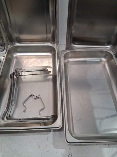 2pk chafing dish with lid and fuel holder - 8qt - silver (model: hz-433) image 7