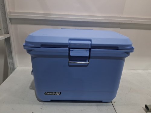 Coleman Pro Heavy-Duty Wheeled Ultra-Light Premium Hard Cooler - 55qt - blue - (MODEL: 2219633) image 3