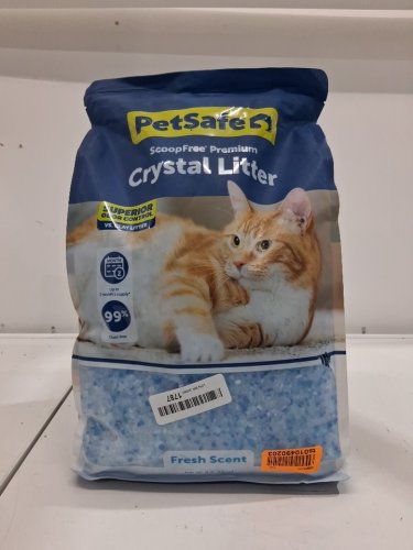 petsafe premium crystal kitty litter - 8lbs - blue image 2