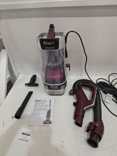 shark stratos multi functional upright vacuum with duo clean and odor neutralizer technology - purple/silver - (model:az3000c) image 5