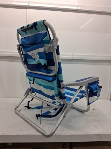 RIO BEACH BACKPACK BEACH CHAIR - 25" X 24" X 30" - BLUE (MODEL: 1952275) image 3