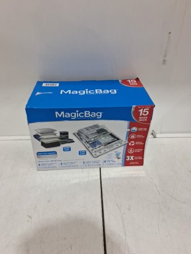 15PC MagicBag Vacuum Storage Bags 15 asstd sizes- multicolor (model:1600355‎) image 2