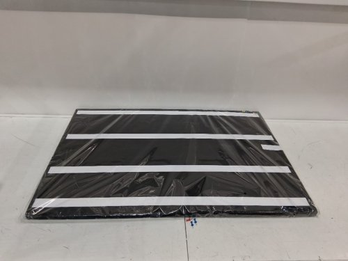 LIGHTomorrow foldable felt bulletin board with 20 pushpins- 48" x 36" - black image 3