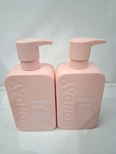 2 MONDAY SHAMPOO SMOOTH + WHEAT PROTEIN FOR CURLY AND FRIZZY HAIR - 354ML EACH image 2