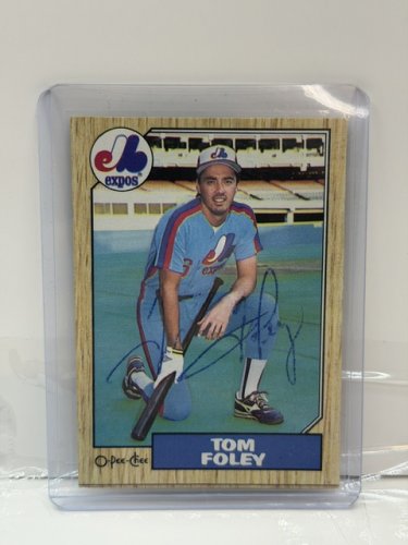 13 ASSTD 1987 SIGNED O-PEE-CHEE EXPO BASEBALL CARDS image 2