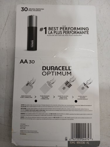 30PK DURACELL OPTIMUM LONG LASTING AA BATTERIES image 3