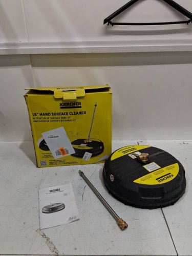 Karcher Hard Surface Cleaner for Gas Power Pressure Washers - 15" - 3200PSI Rating - Black (model: 8.641-035.0) image 3