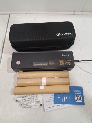 4PC GLORYANG INLESS PORTABLE THERMAL PRINTER - FOR PAPER 8.5'' X 11'' - BLACK (MODEL : PD-A4) image 4