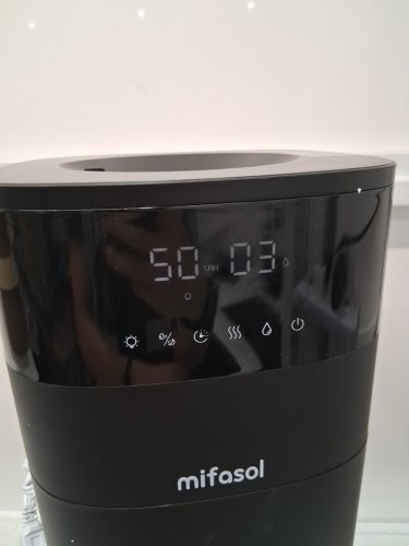 mifasol cool and Warm Mist Humidifier with Extended Mist Tube - 5.3 GAL/20L - 2000sq.ft - black (MODEL: mfs-mh-2301j) image 14