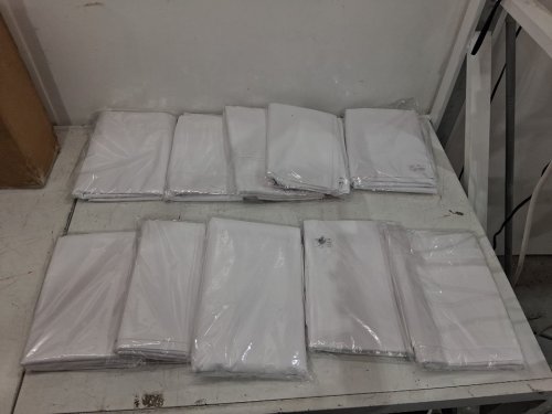 10PK LUMAYCENS Washable TableclothS - 60" x 126" - white image 3