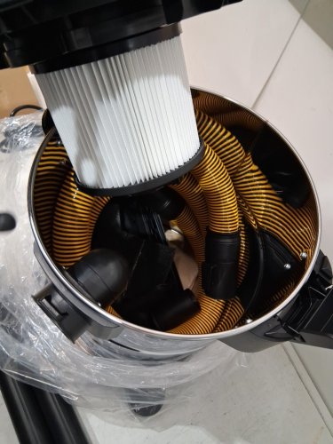 dewalt pro stainless steel wet/dry vacuum - 8gal/30L - 5hp - silver/black (model: dxv08sa) image 4