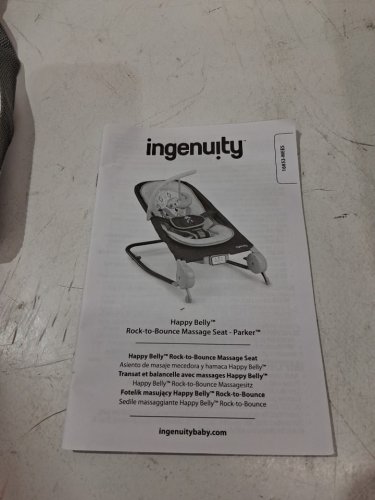 Ingenuity  Happy Belly Rock-to-Bounce Massage Seat - 21" X 27" - Parker /DARK GREY (model: 16853-000) image 6