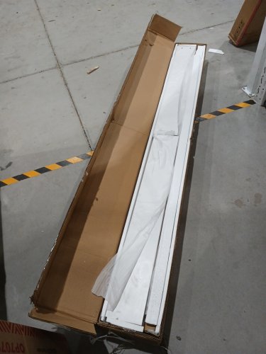 COSTWAY wooden platform bed frame - twin - white (model: hw64314wh) image 3