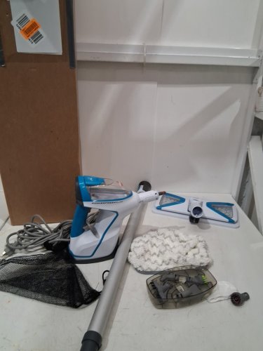 BISSELL 3-IN-1 POWERFRESH SLIM STEAM MOP CLEANER WITH ACCESSORIES TOOLS - BLUE/WHITE -  (MODEL: 2075B) image 2