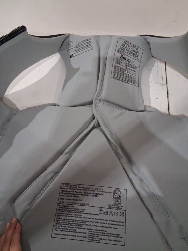 MENS HYPERLITE LIFE VEST - ADULT LARGE - BLACK/GREY (MODEL: 3245/2038460) image 4