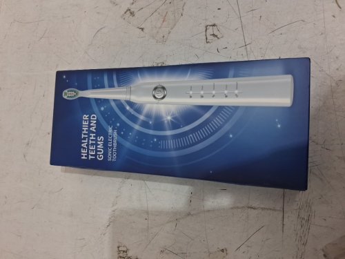 teetheory rotating electric toothbrush with 8 brush heads - black - (model: GE199) image 2