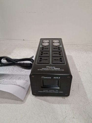 Weiduka AC8.8 Audio Filter Purifier Protection Plug-in Audio Socket Power Supply -220V - 50/60hz - 15a - Black (MODEL: AC8.8) image 5