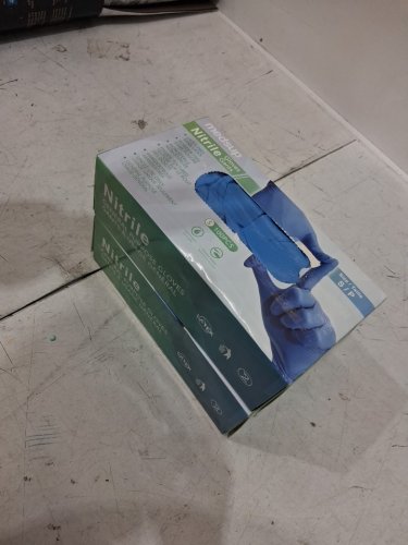 2 (100PK) Medsup Nitrile Gloves - small - BLUE image 2