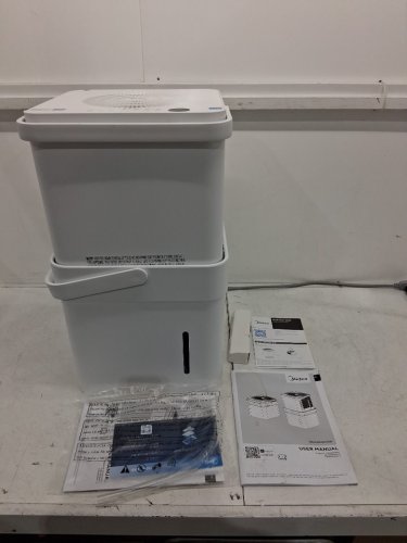 MIDEA CUBE SMART WIFI DEHUMIDIFIER, COMPATIBLE WITH ALEXA - 50 PINT - 4,500 SQ. FT - WHITE (MODEL: MAD50S1QWT-A) image 2