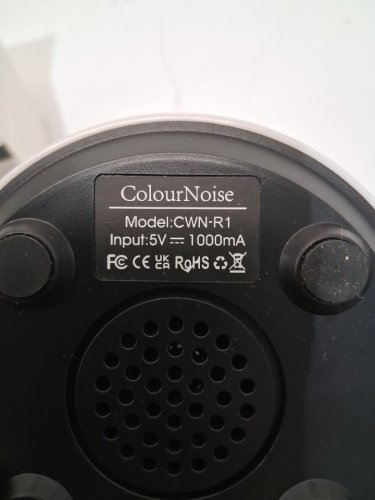 ColourNoise White Noise Machine with 12 Colors, 30 Soothing Sounds and 5 Timers - Black (Model: ‎CWN-R1) image 4