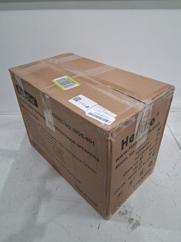 2PK HERDIO Waterproof hard-wired Indoor/Outdoor Speakers - 6.5'' - 200W - 6Ω - Black - (Model: HOS-601) image 2
