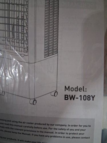 3-IN-1 EVAPORATIVE AIR COOLER WITH 4 MODES AND 3 SPEEDS - 8L - WHITE (MODEL: BW-108Y) image 8