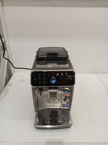 PHILIPS SERIES 4400 LATTEGO ESPRESSO/COFFEE MAKER MACHINE WITH MILK FROTHER and BUILT-IN COFFEE GRINDER - 120V - BLACK/CHROME (MODEL: EP4444) image 4