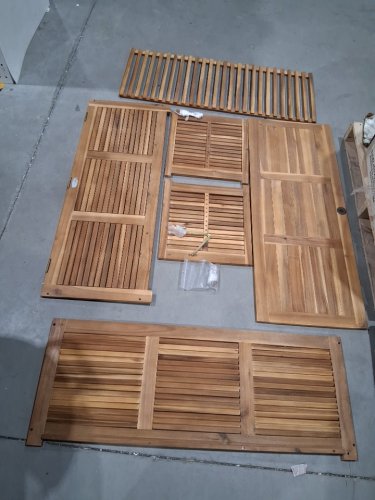 Costway Acacia Wood Deck STORAGE Box For Garden Backyard- 43"x 16.5"x15" - 46GAL - NATURAL (MODEL: NP12358) image 10