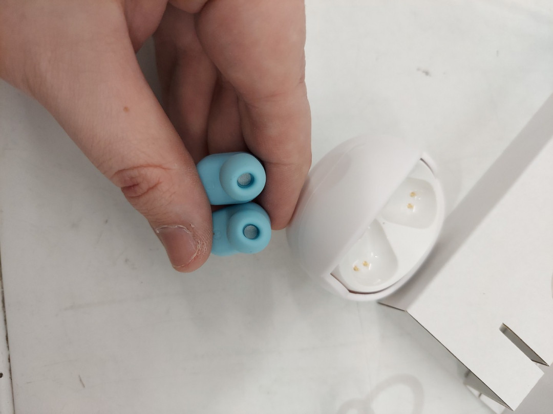 unisex gems Kid's unicorn tws earbuds with face change case - white/blue image 4