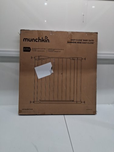 MUNCHKIN EASY CLOSE METAL BABY GATE - 29.5" - 2.25" x 31.5" - WHITE - (model: 30035-sioc) image 2
