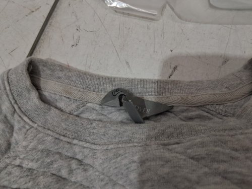 Men's Cloudveil Quilted Crew Neck Sweater - medium - grey (STYLE:1983566) image 3