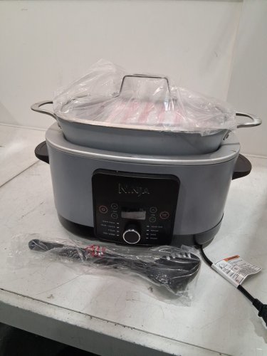 NINJA FOODI POSSIBLECOOKER PRO 8-IN-1 MULTI-COOKER - 8.5QT CAPACITY - SEA SALT GREY (MODEL: MC1001C) image 3