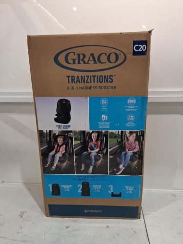 Graco Tranzitions 3‑in‑1 Harness Booster Seat with High‑Back Booster & Backless Booster, 2 Removable Cup Holders, Open‑Loop Belt Guides & Machine‑Washable Covers (MODEL: 2035724) image 2