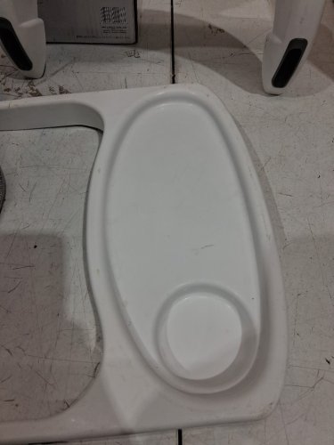 INGENUITY BABY BASE 2-IN-1 BOOSTER FEEDING & FLOOR SEAT - 50LBS CAP - WHITE/SLATE GREY (MODEL: 11576) image 4