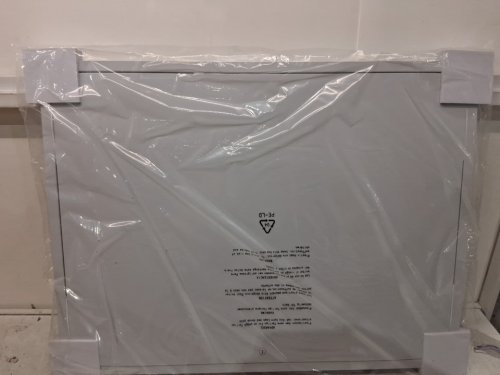 Easy Install Hinged Galvanized Steel Service/Access Panel with Screwdriver Latch - 33" x 25" - white (model: 9.03.s008.2350A) image 3
