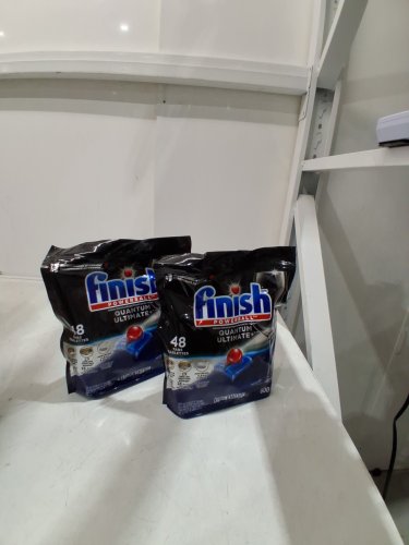 2 (48PK) FINISH QUANTUM ULTIMATE+ DISHWASHER DETERGENT TABS - 96 TABLETS TOTAL (MODEL: 4254845) image 3