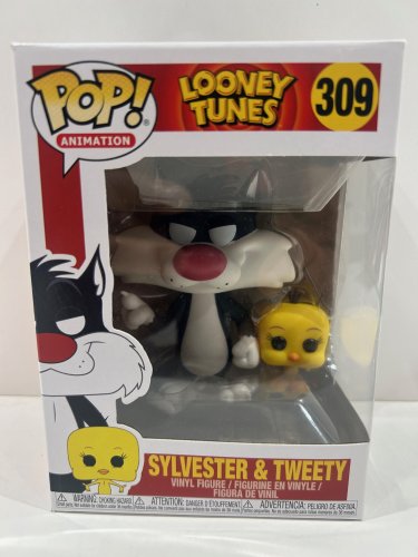 Funko pop! Animation: looney tunes - sylvester & tweety vinyl figure (#309) image 2