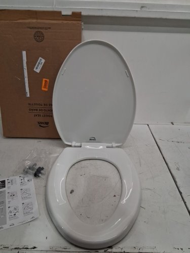 BEMIS slow close easy clean toilet seat - Elongated 18.5" - White - ( model: 7300SLEC 000 ) image 3