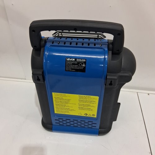portable indoor/outdoor propane heater with Stepless Temp Settings - 9000btu/hour - 7.5" x 12.6" x 16.1" - black/blue (model: ad037m) image 3