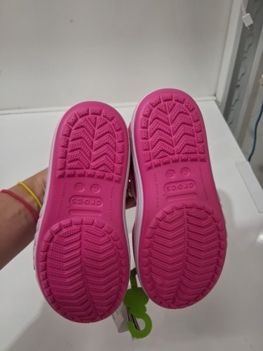 girl'S Crocs Baya band Flat Sandal - SIZE 10 - pink (style:1864445) image 3