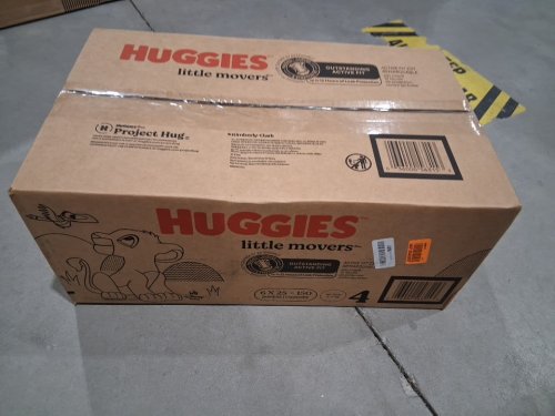 150PK HUGGIES LITTLE MOVERS DIAPERS - SIZE 4 - WHITE (TOTAL 150) image 2