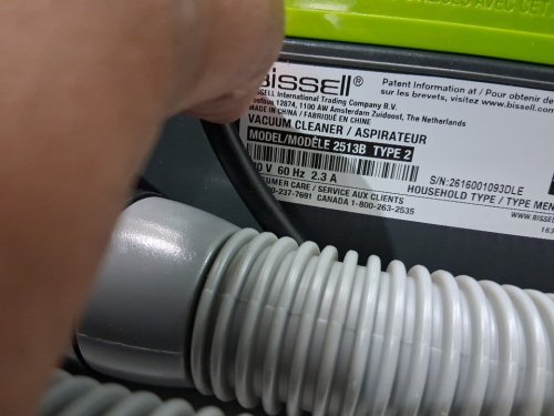 BISSELL LITTLE GREEN PORTABLE DEEP CLEANING VACUUM - 37OZ TANK MAX - GREEN/GREY (MODEL : 2513B) image 4