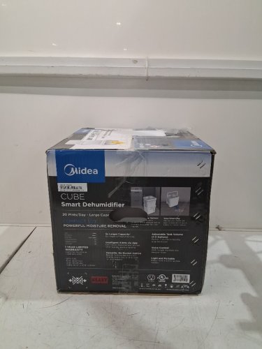 Midea cube smart wifi dehumidifier, compatible with alexa - 50 pint - 4,500 sq. ft - white (model: mad50s1qwt-A) image 4