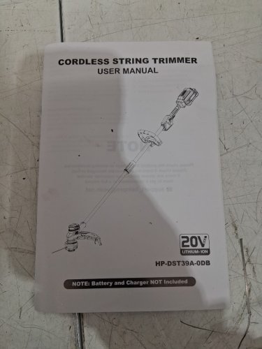HEINPRO Cordless String Trimmer and Weed Eater *TOOL ONLY* - 20V - yellow/black (model: hp-dst39a-0db) image 8