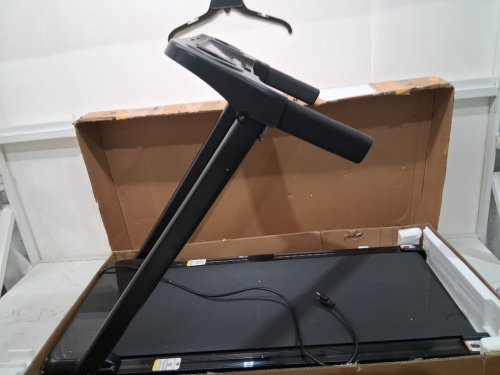 ROBORE ELECTRIC FOLDABLE TREADMILL WITH LED DISPLAY - 300LBS CAP - 3.0HP - 7.5MPH - BLACK (MODEL: SF10) image 3