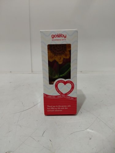gossby crochet sunflower with message image 4