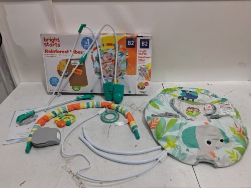 BRIGHT STARTS RAINFOREST VIBES VIBRATING BOUNCER image 2