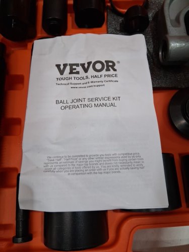 25PC VEVOR BALL JOINT PRESS SERVICE KIT (MODEL: ZX-J045) image 7