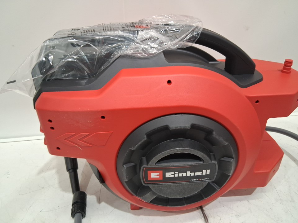 Einhell wall mounted Cordless automatic Hose Reel *TOOL ONLY* - 98ft - 120v - red/black (model: 4173779 ) image 4