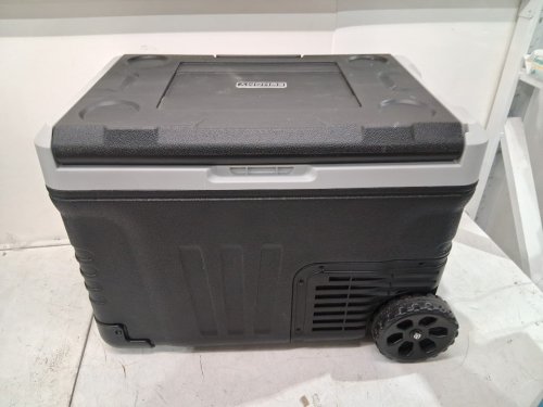 EUHOMY PORTABLE CAR REFRIGERATOR WITH WHEELS - 12V, 35L CAPACITY - BLACK (MODEL: CF003-35BL-CAEH) image 6